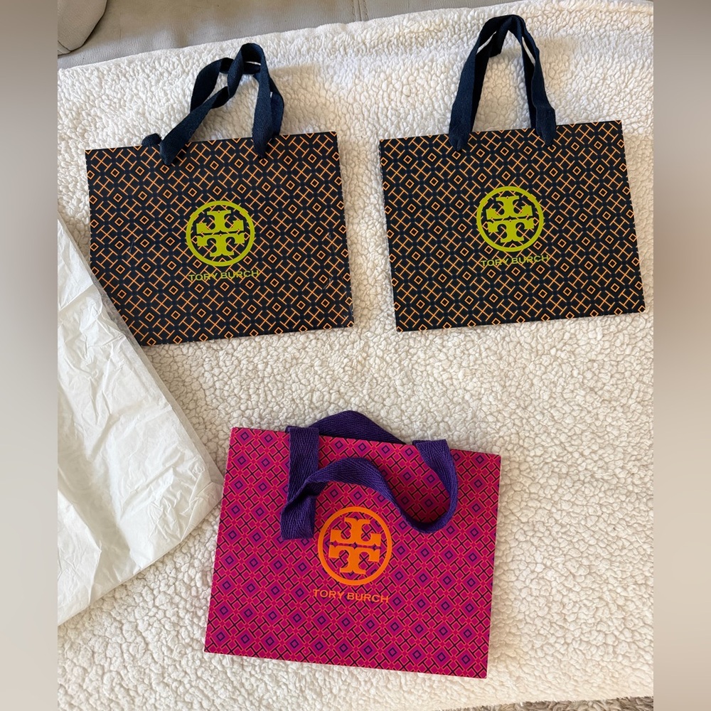 Tory Burch Patterned Bags Trio - 1 Tory tissue paper